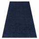 Tæppe SOFTY Enkelt, enfarvet mørk blå 