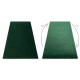 Tæppe SOFTY Enkelt, enfarvet forest grøn