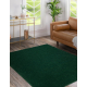 Carpet SOFTY plain, one colour forest green