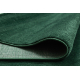 Tæppe SOFTY Enkelt, enfarvet forest grøn