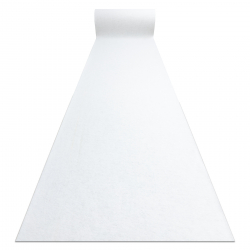 Läufer Antirutsch RUMBA Hochzeit 1950 einfarbig weiß 140cm