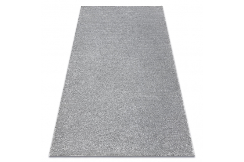 Dywan SOFTY Jednolity, jednokolorowy szary - Rozmiar : 140x190 cm