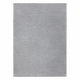 Tepih SOFTY Uniforma, jednobojna siva