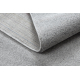 Tæppe SOFTY Enkelt, enfarvet grå