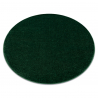 Dywan SOFTY koło Jednolity, jednokolorowy forest zielony