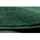 Tapijt SOFTY cirkel uniform, enkele kleur forest groen 