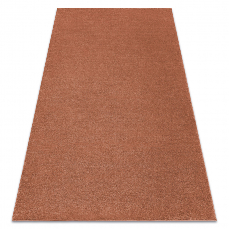 SOFTY szőnyeg egyszerű egyszínű terrakotta