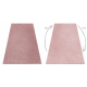 Tepih SOFTY Uniforma, jednobojna ružičasta