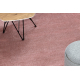 Carpet SOFTY plain, one colour pink
