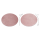 Matta SOFTY circle plain, one colour rosa