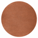 Matta SOFTY circle plain, one colour terracotta