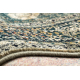 Wool carpet OMEGA MAMLUK Rosette vintage emerald