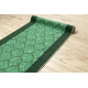 Paklāju neslīdošs paklājs LIŚCIE lapas, gumijas zaļš