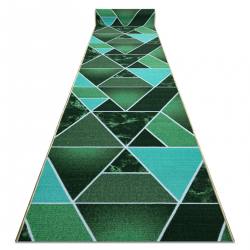 Paklāju neslīdošs paklājs TRÓJKÄTY trīsstūri, gumijas zaļš