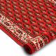 Paklāju neslīdošs paklājs INKO krāsā, gumijas sarkans