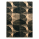 Wool carpet OMEGA FADO geometric jadeit green