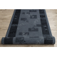 Runner anti-slip AGADIR grey 67cm