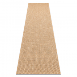 Carpet, runner TIMO 6272 SISAL outdoor dark beige