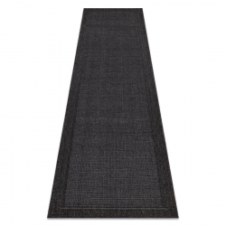 Carpet, runner TIMO 5000 SISAL outdoor frame black