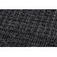 Sisal tapijt, loper TIMO 5000 buitenshuis kader zwart
