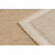 Carpet, runner TIMO 5979 SISAL outdoor frame dark beige