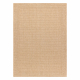 Sisal tapijt TIMO 5979 buitenshuis kader donker beige
