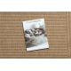 Alfombra MIMO 5979 sisal exterior marco beige obscuro