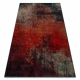 Vlnený koberec OMEGA TOGO abstracțiune červená