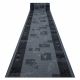 Пътеки противоплъзгаща основа AGADIR сиво 100cm