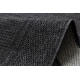 Sisal tapijt TIMO 5000 buitenshuis kader zwart