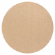 Carpet TIMO 6272 circle SISAL outdoor dark beige