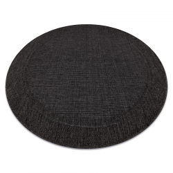 Carpet TIMO 5000 circle SISAL outdoor frame black