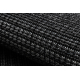 Sisal tapijt TIMO 5000 cirkel buitenshuis kader zwart