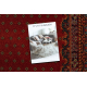 Wool carpet POLONIA oval BARON burgundy