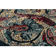 Tapis en laine POLONIA Mozaika, mosaïque oriental bleu foncé 