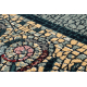 Vlněný koberec POLONIA Mozaika, mozaika orientální tmavě modrá