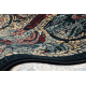 Tappeto di lana POLONIA Mozaika, mosaico orientale blu scuro