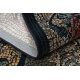 Alfombra de lana POLONIA Mozaika, mosaico oriental azul oscuro