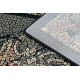 Vlnený koberec POLONIA Mozaika, mozaika orientálne tmavomodrá