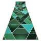 Runner, anti-slip TRIANGLES, gum green 80cm
