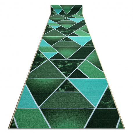Runner, anti-slip TRIANGLES, gum green 80cm