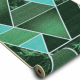 Runner, anti-slip TRIANGLES, gum green 80cm