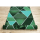 Runner, anti-slip TRIANGLES, gum green 80cm
