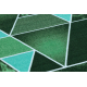 Runner, anti-slip TRIANGLES, gum green 80cm