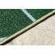 Runner, anti-slip TRIANGLES, gum green 80cm