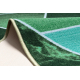 Runner, anti-slip TRIANGLES, gum green 80cm