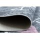 JUNIOR 52106.801 tæppe skal vaskes Alfabet for børn skridsikker - grå