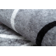 JUNIOR 52106.801 tæppe skal vaskes Alfabet for børn skridsikker - grå