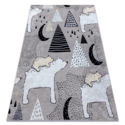 Moquette en laine FLUX 461.117.SA130 OSTA - Géométrique, structurelle, loft beige / gris