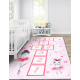 JUNIOR 51828.802 pranje tepiha poskok, balerina vrt za djecu protuklizna - ružičasta